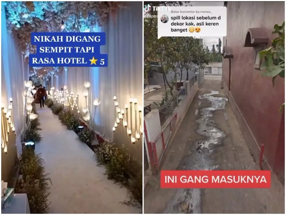 nikah di gang sempit © 2021 TikTok nikah di gang sempit © 2021 TikTok