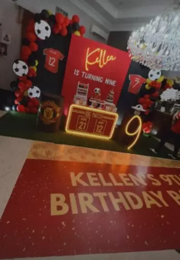 Momen Krisdayanti rayakan ultah Kellen © Instagram