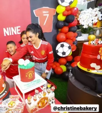 Momen Krisdayanti rayakan ultah Kellen © Instagram