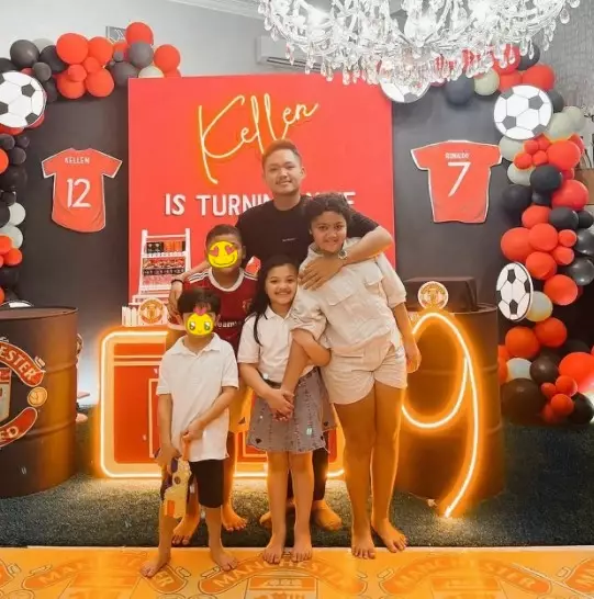 Momen Krisdayanti rayakan ultah Kellen © Instagram