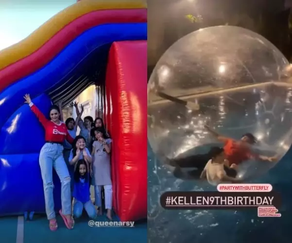 Momen Krisdayanti rayakan ultah Kellen © Instagram