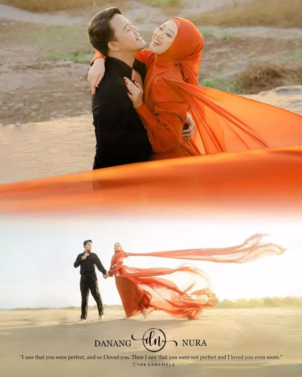 Potret Nura dari prewedding hingga resepsi Instagram