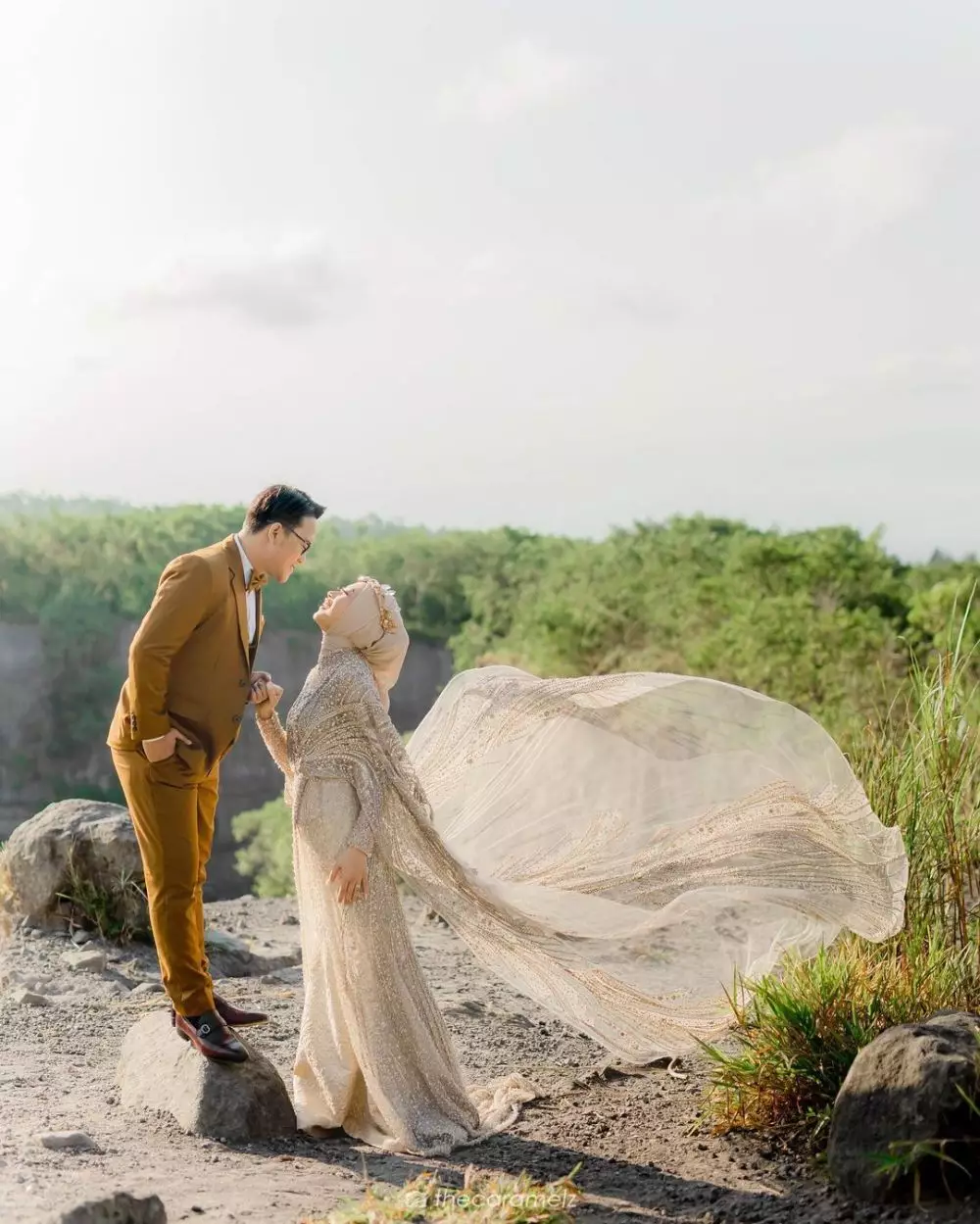 Potret Nura dari prewedding hingga resepsi Instagram