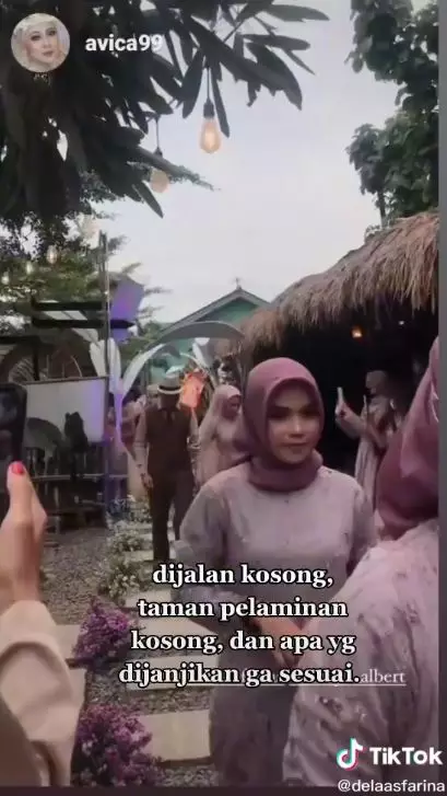 pengantin ini menangis lihat hasil dekor yang capai Rp 33 juta TikTok