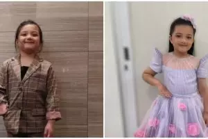 9 Momen ulang tahun Arsy ke-7 tahun, dandan ala princess Mulan