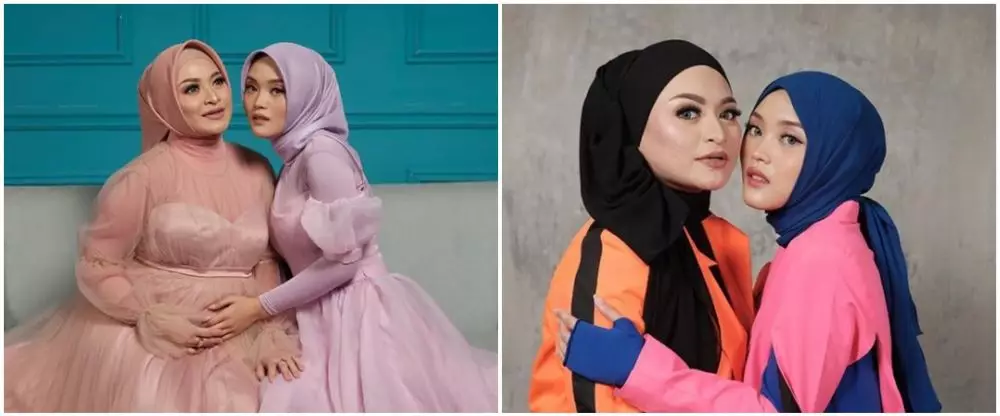 Momen pemotretan Nathalie Holscher dan Putri Delina © berbagai sumber