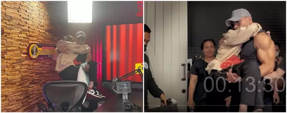 deddy corbuzier gendong laura © 2021 berbagai sumber