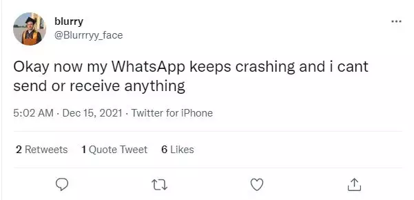 3 Fakta bug WhatsApp iOS 15 Desember © 2021 brilio.net 3 Fakta bug WhatsApp iOS 15 Desember © 2021 brilio.net