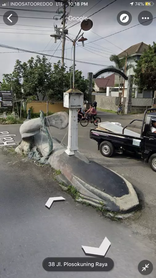 penampakan patung tapi bentuknya bingungin © 2021 berbagai sumber