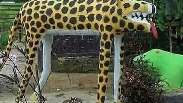 penampakan patung tapi bentuknya bingungin © 2021 berbagai sumber