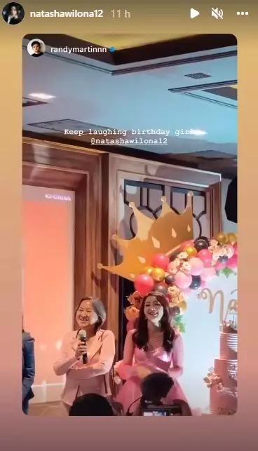 Momen ulang tahun Natasha Wilona © 2021 Instagram