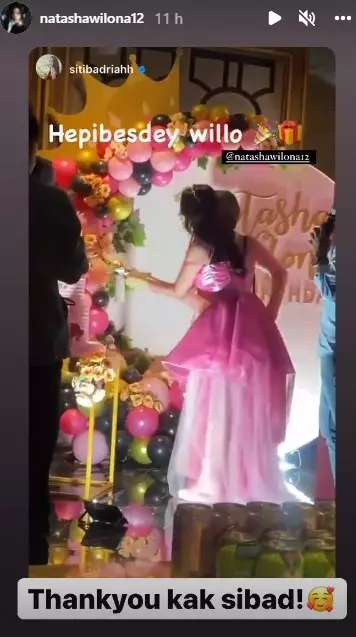 Momen ulang tahun Natasha Wilona © 2021 Instagram