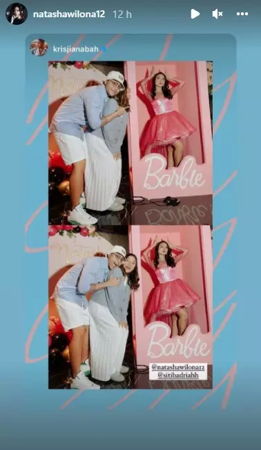 Momen ulang tahun Natasha Wilona © 2021 Instagram
