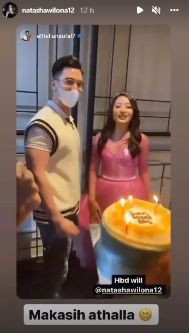 Momen ulang tahun Natasha Wilona © 2021 Instagram