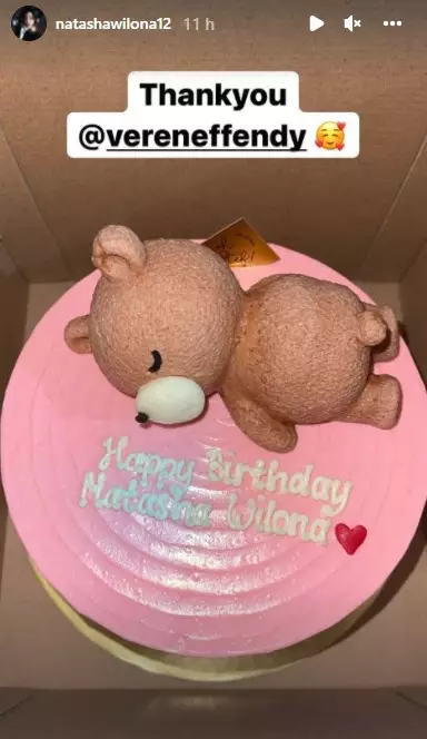 Momen ulang tahun Natasha Wilona © 2021 Instagram