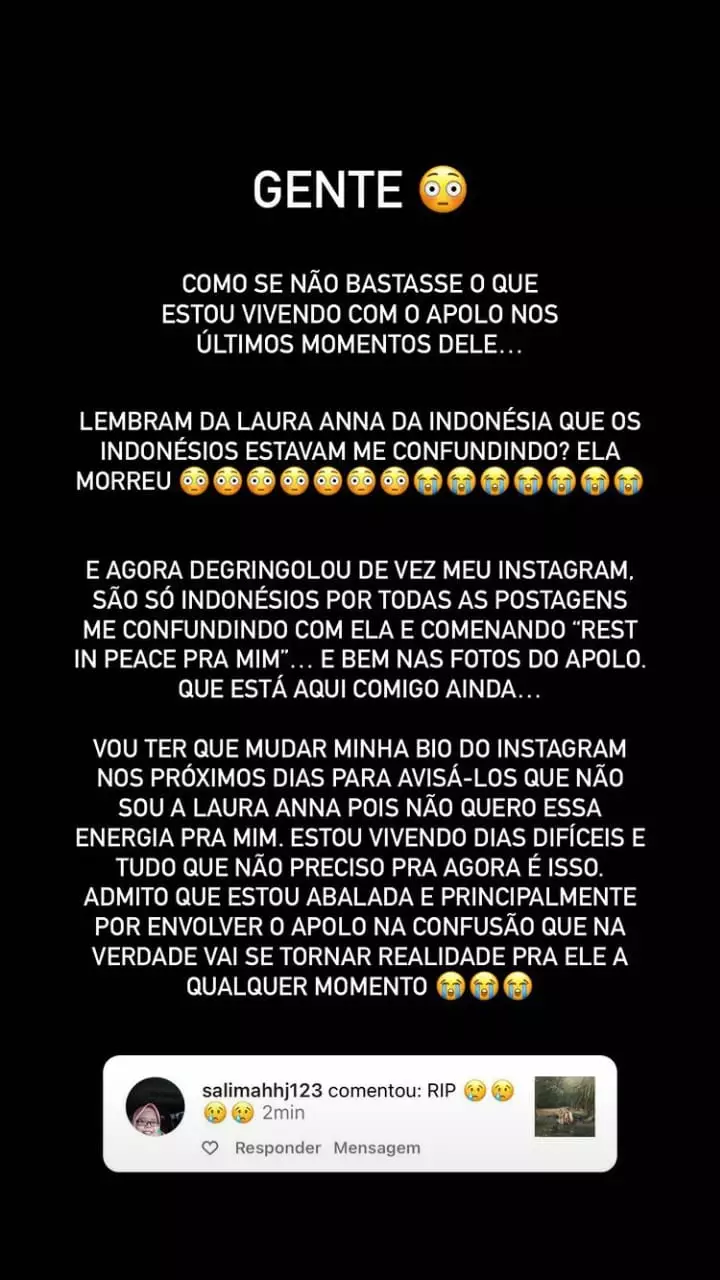 nama mirip akun ig anna laura dibanjiri duka cita © instagram nama mirip akun ig anna laura dibanjiri duka cita © instagram