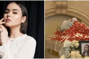 11 Momen jenazah Laura Anna dikremasi, penuh isak tangis para sahabat