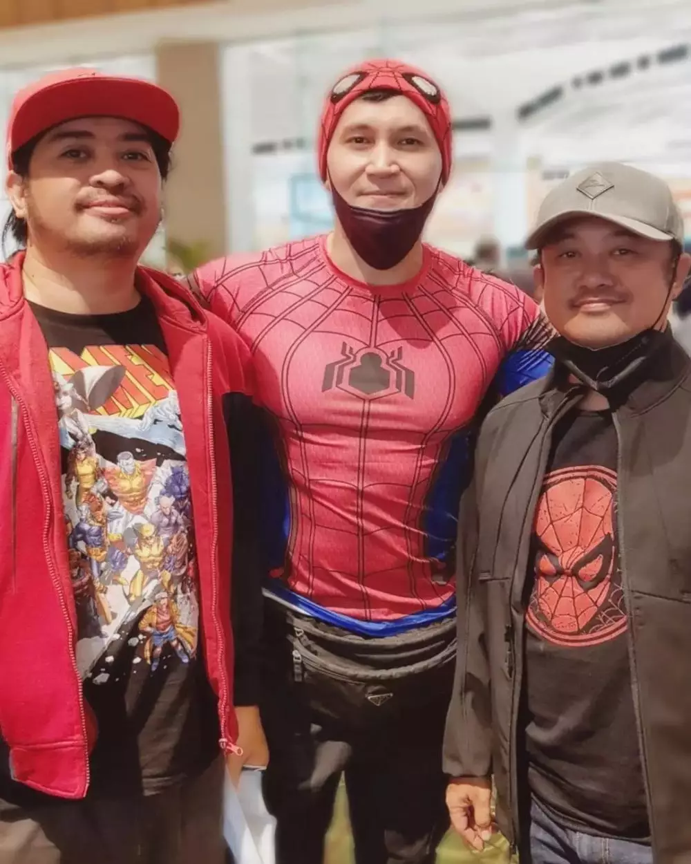 Potret Marcelino Lefrandt nonton Spider-Man © 2021 Instagram