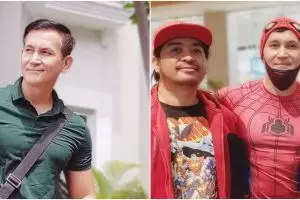 7 Potret Marcelino Lefrandt nonton bioskop kenakan kostum Spider-Man