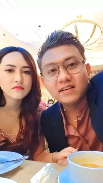 Gaya seleb di acara ngunduh mantu Danang DA © Instagram