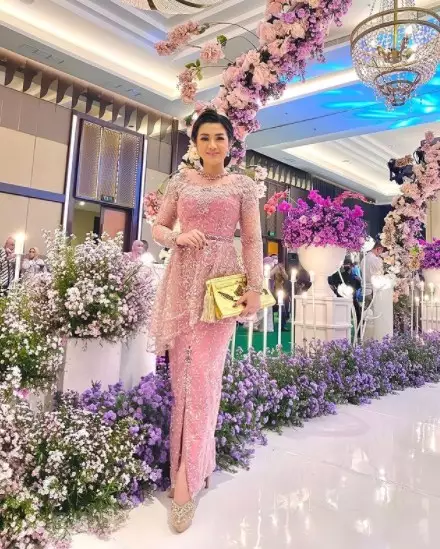 Gaya seleb di acara ngunduh mantu Danang DA © Instagram