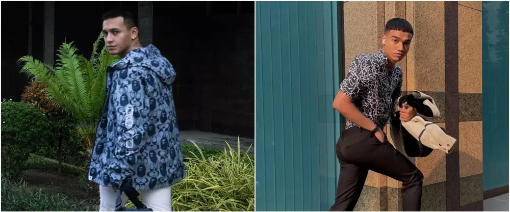 beda gaya jefri nichol dan fadly adik bibi © instagram