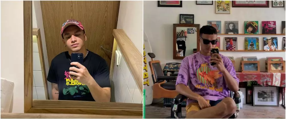 beda gaya jefri nichol dan fadly adik bibi © instagram