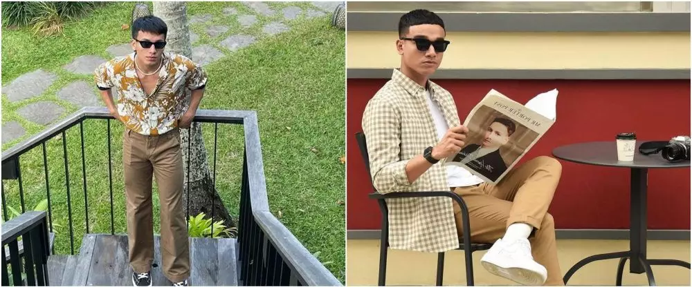 beda gaya jefri nichol dan fadly adik bibi © instagram