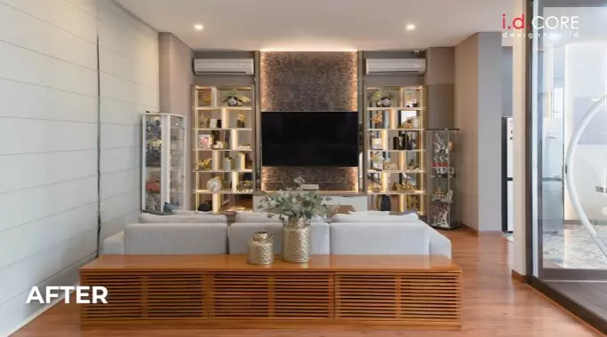 Ruang keluarga Lesty dan Billar mewah © YouTube Ruang keluarga Lesty dan Billar mewah © YouTube