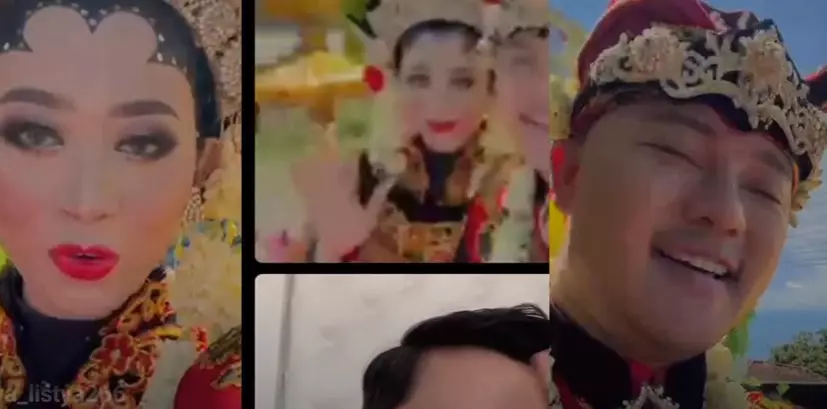 Momen arak-arakan ngunduh mantu Danang DA © 2021 YouTube Momen arak-arakan ngunduh mantu Danang DA © 2021 YouTube