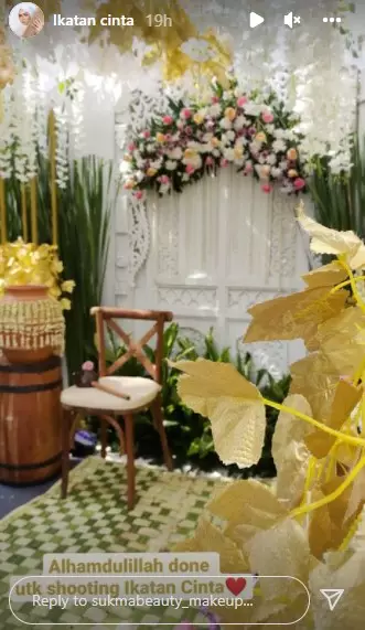 Potret dekorasi acara 7 bulanan Andin © berbagai sumber