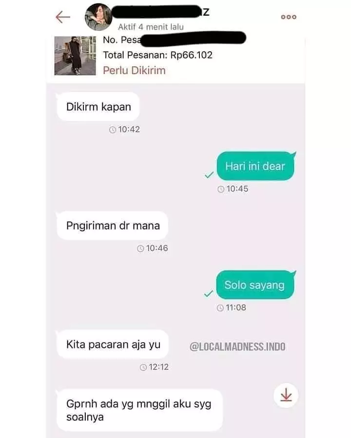 chat gara-gara satu kata aja jadi absurd © 2021 instagram.com