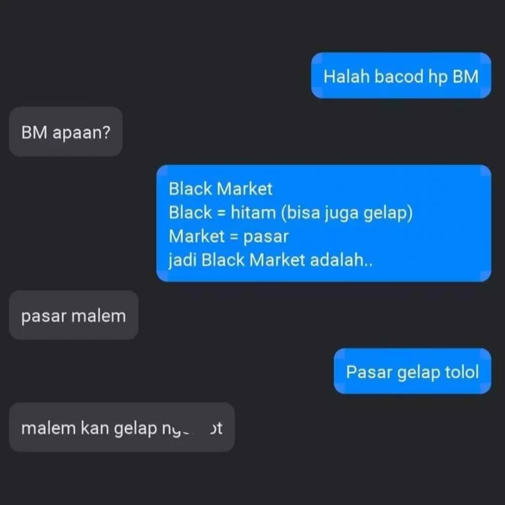 chat gara-gara satu kata aja jadi absurd © 2021 instagram.com