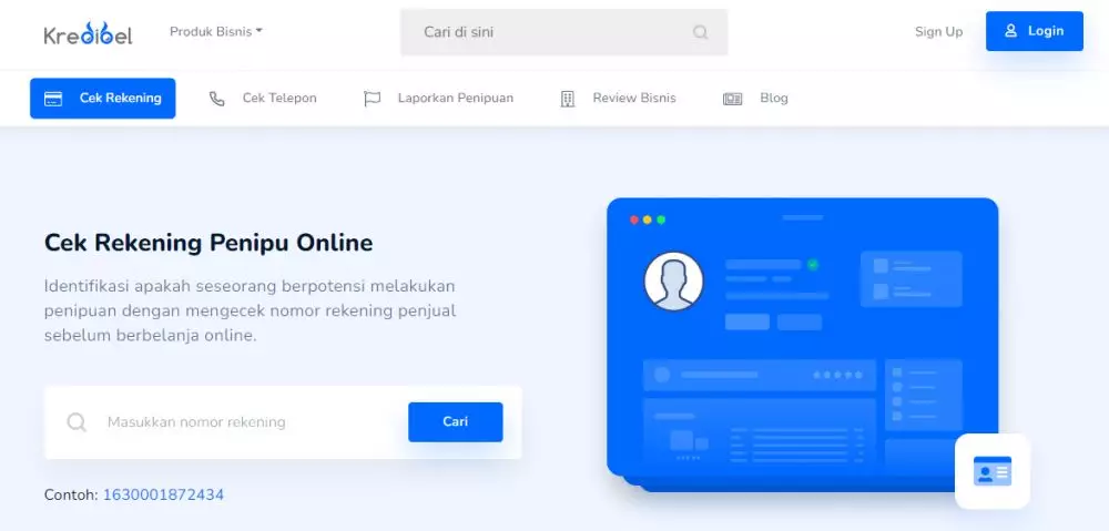 cek rekening penipu online © 2021 brilio.net