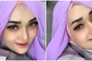 Viral PNS cantik dengan model hijab unik, 9 potretnya bak princess