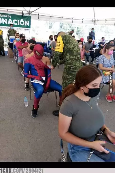 orang pakai kostum spiderman © 2021 berbagai sumber