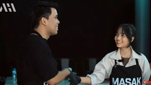 Momen kedekatan Fuji dan Thariq Halilintar © Istimewa