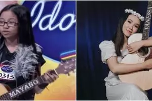 Gaya rocker, 11 foto Mayang adik Vanessa audisi Indonesian Idol Junior