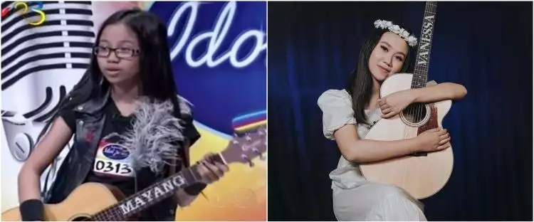 Gaya rocker, 11 foto Mayang adik Vanessa audisi Indonesian Idol Junior