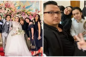 Gaya 9 artis Mermaid In Love di pernikahan Arnold Leonard, ajang reuni