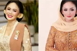 11 Beda gaya Krisdayanti & Yuni Shara saat berkebaya di berbagai momen