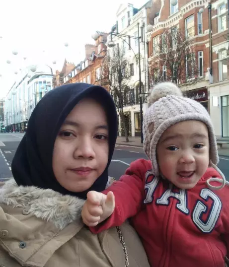 Potret Rafathar dan Mbak Lala © 2021 brilio.net