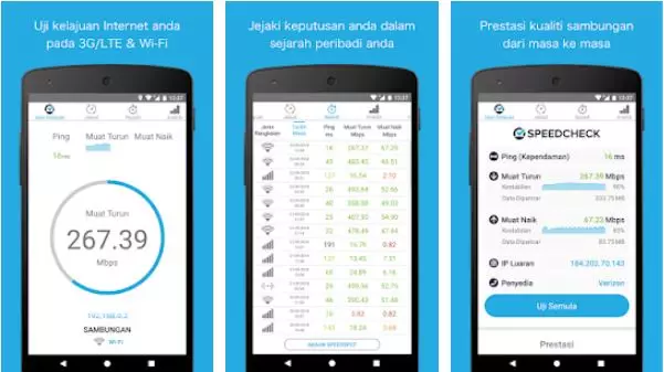 Aplikasi pengukur kecepatan internet © 2021 brilio.net