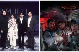 Gaya 11 pemain The Silent Sea di konferensi pers, Gong Yoo tuai atensi