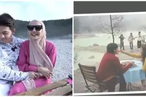 9 Momen Irwansyah kunjungi lokasi syuting Heart, mesra bareng istri