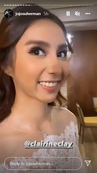 detail makeup Clairine Christabel di pernikahan © berbagai sumber