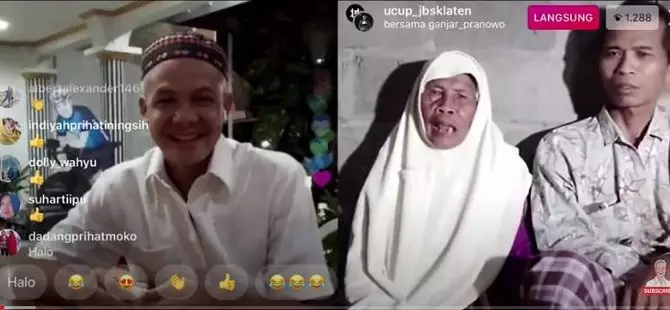Kenangan Ganjar Pranowo dan Mbah Minto © Instagram Kenangan Ganjar Pranowo dan Mbah Minto © Instagram