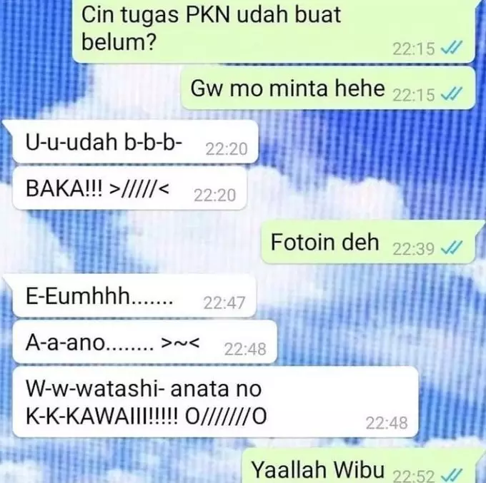 temen jawab nyeleneh pas ditanya tugas © 2021 twitter.com