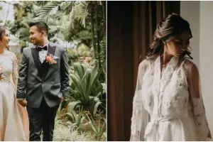 11 Potret gaun nikah Clairine Clay, rancangan desainer ternama