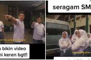 Pakai seragam SMA parodikan lagu ‘Jagoan’, aksi guru ini tuai pujian